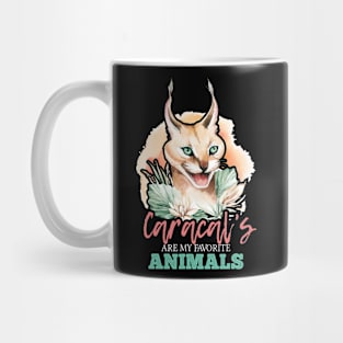 Caracal golden desert cat design Mug